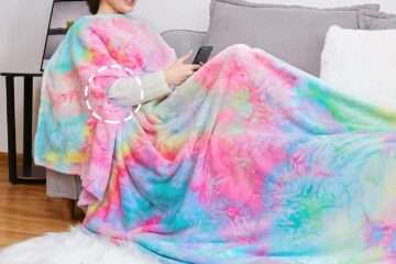 Tie Dye Hug Throw