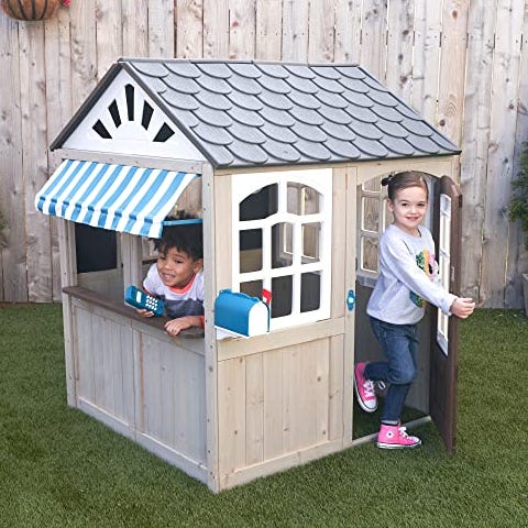 KidKraft Hillcrest Wooden Outdoor Playhouse