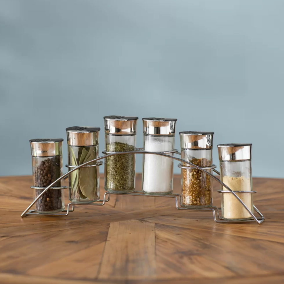 Fill a Half-Moon Spice Rack