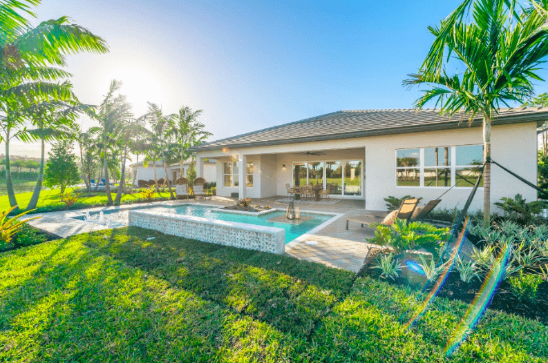 A picture of the exterior of a GL Homes home